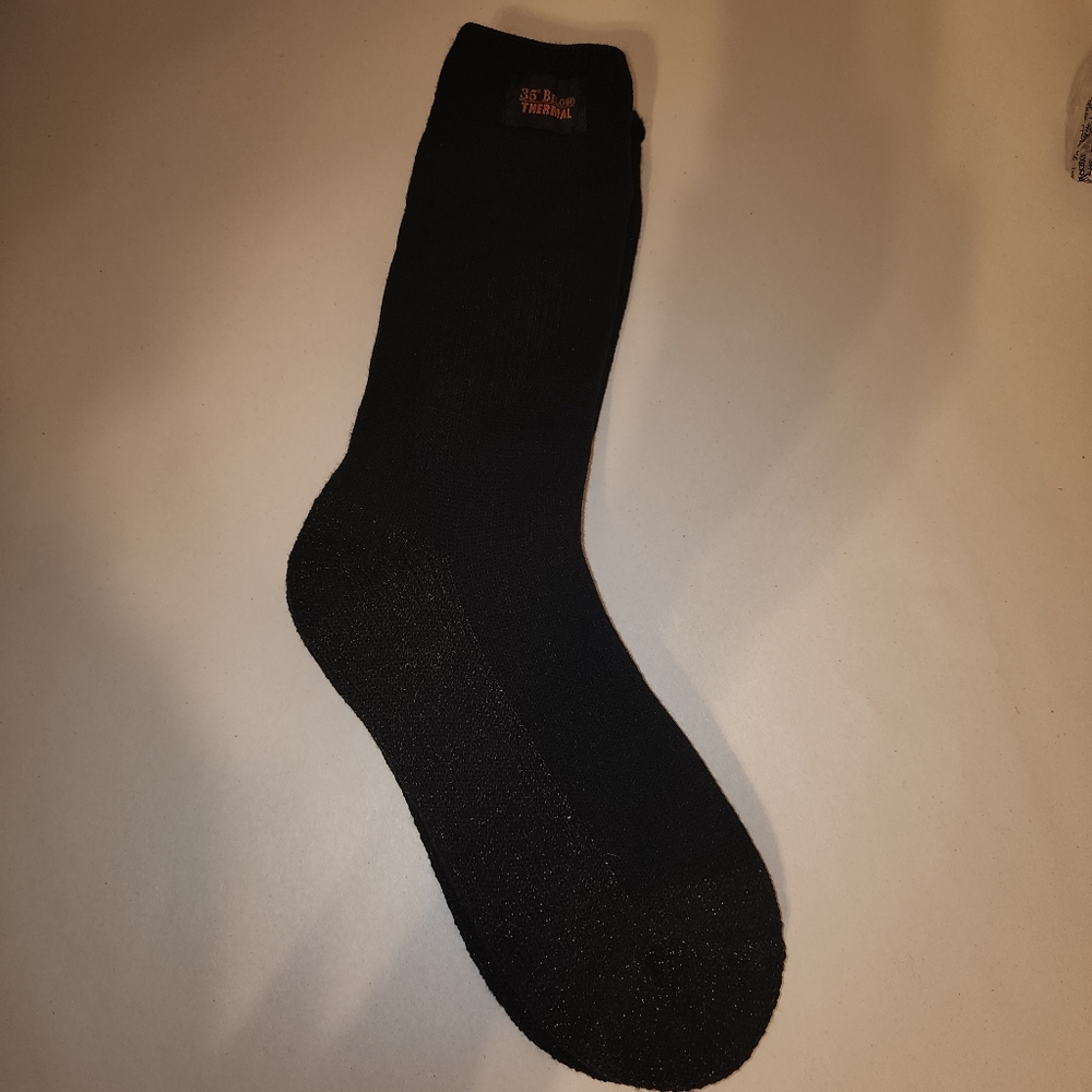 New 35° Below Thick Thermal Socks Black
